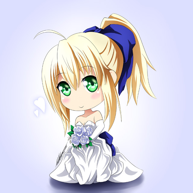 chibi saber fate dress